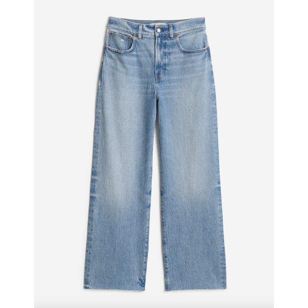 Madewell The Plus Perfect Vintage Wide Leg Crop Jean Hallstead Wash Blue 16W NWT - Picture 6 of 14